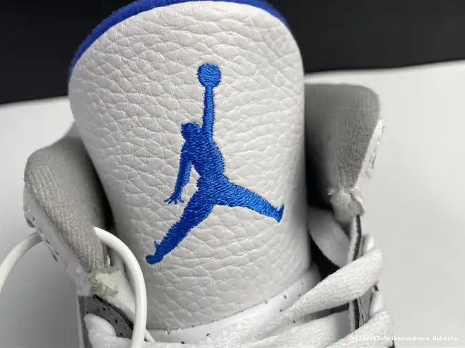 Official Maikesneakers Blue Retro White Air CT8532-040 Jordan 3 0508